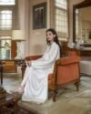 Minimalist Zari Abaya made from premium TikTok fabric with elegant zari lining for modern modest fashion and everyday comfort.
