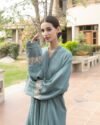 The Oasis Flow Embroidered Sleeve Detail